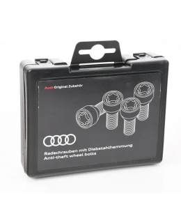 Комплект секреток на колеса для Audi A1, A3, A4, A5, A6, A7, Q2, TT, 82A071455 - VAG